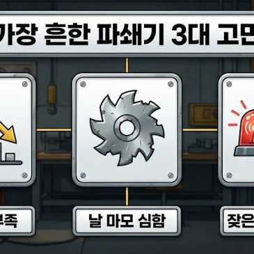 1편. “파쇄기가 문제인가, 조건이 문제인가”